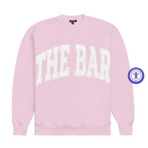 The Bar Light Pink Crewneck Sweatshirt